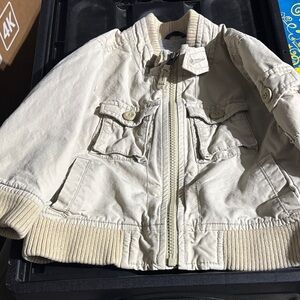 GAP Men's Beige Bomber Jacket
